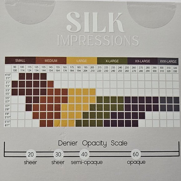 SILK IMPRESSION 4-pk PANTYHOSE coffee bean ALL DAY sheer CONTROL TOP 20 denier - Picture 3 of 3